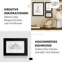 Chalcot Bilderrahmen 7er-Set 3 Größen Rechteckig Passepartout Echtholz -Outdoor Grills Verkaufsgeschäft 10039352 de 0003 usp