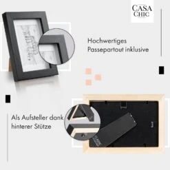 Chalcot Bilderrahmen 7er-Set 3 Größen Rechteckig Passepartout Echtholz -Outdoor Grills Verkaufsgeschäft 10039352 de 0004 usp