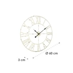 Queensway 60 Wanduhr Metallrahmen Geräuschlos Ø 60 Cm -Outdoor Grills Verkaufsgeschäft 10039364 yy 0007 logo