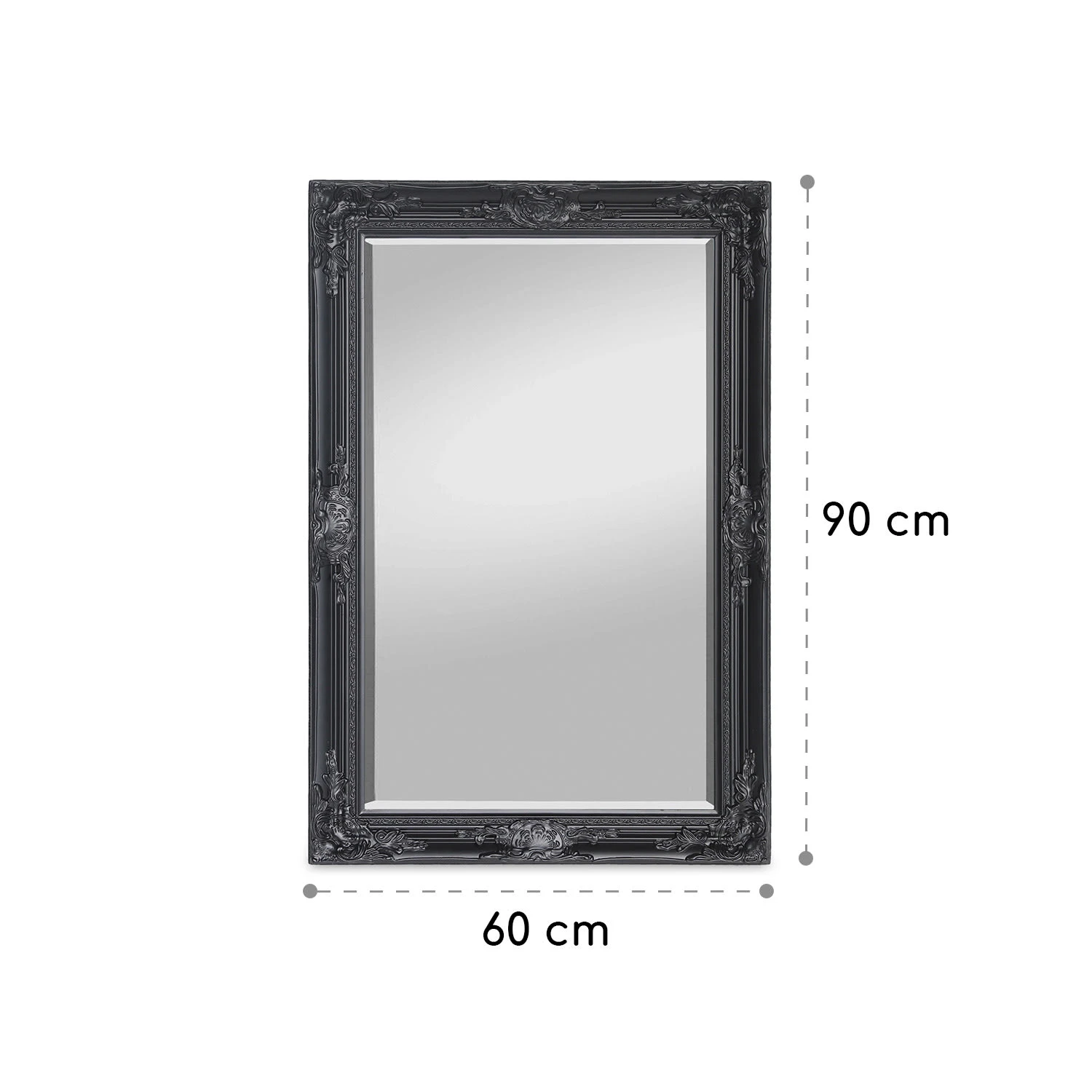 Manchester Wandspiegel Massivholzrahmen Rechteckig 90 X 60 Cm 6 Manchester Wandspiegel Massivholzrahmen Rechteckig 90 X 60 Cm – Bild 6