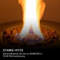 Pilos Gas-Feuerstelle 40.000BTU/13kW Abdeckung Edelstahlbrenner -Outdoor Grills Verkaufsgeschäft 10039399 de 0003 logo