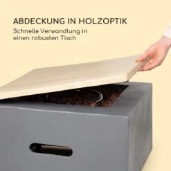 Isaris Gas-Feuerstelle 40.000BTU/13kW Abdeckung Edelstahlbrenner -Outdoor Grills Verkaufsgeschäft 10039401 de 0004 logo