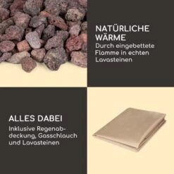 Isaris Gas-Feuerstelle 40.000BTU/13kW Abdeckung Edelstahlbrenner -Outdoor Grills Verkaufsgeschäft 10039401 de 0006 logo