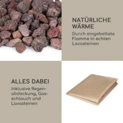 Vitina Gas-Feuerstelle 40.000BTU/13kW Abdeckung Edelstahlbrenner -Outdoor Grills Verkaufsgeschäft 10039404 de 0006 logo