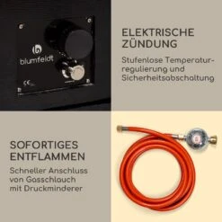 Corinth Gas-Feuerstelle 40.000BTU/13kW Abdeckung Edelstahlbrenner -Outdoor Grills Verkaufsgeschäft 10039407 de 0005 logo