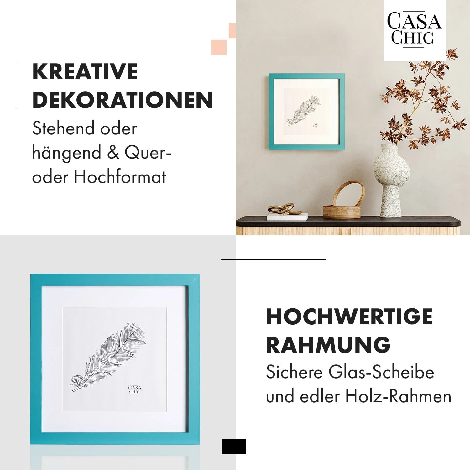 Clapton Bilderrahmen Quadratisch 24,4 X 24,4 Cm Fotos Passepartout Glas 3 Clapton Bilderrahmen Quadratisch 24,4 X 24,4 Cm Fotos Passepartout Glas – Bild 3