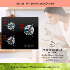 Trifecta 3 Gaskochfeld 3-flammig Gusseisen Glaskeramik -Outdoor Grills Verkaufsgeschäft 10039421 de 0003 usp