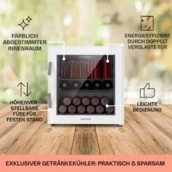 Beersafe L Quartz Kühlschrank 47 Liter 2 Böden Panoramaglastür Weiß -Outdoor Grills Verkaufsgeschäft 10039426 DE 0005 usp