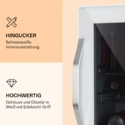 Beersafe L Quartz Kühlschrank 47 Liter 2 Böden Panoramaglastür Weiß -Outdoor Grills Verkaufsgeschäft 10039426 de 0003 logo