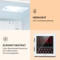 Beersafe L Quartz Kühlschrank 47 Liter 2 Böden Panoramaglastür Weiß -Outdoor Grills Verkaufsgeschäft 10039426 de 0004 logo