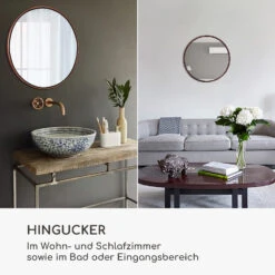 Fournier Wandspiegel Metallrahmen Rund 58,8 X 58,8 Cm -Outdoor Grills Verkaufsgeschäft 10039430 de 0003 logo