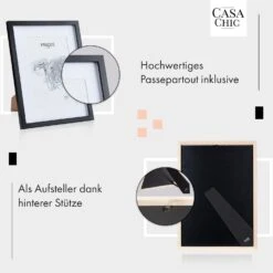 Bristol Bilderrahmen Glasscheibe 30 X 40 Cm Mit Passepartout Echtholz -Outdoor Grills Verkaufsgeschäft 10039484 de 0004 usp