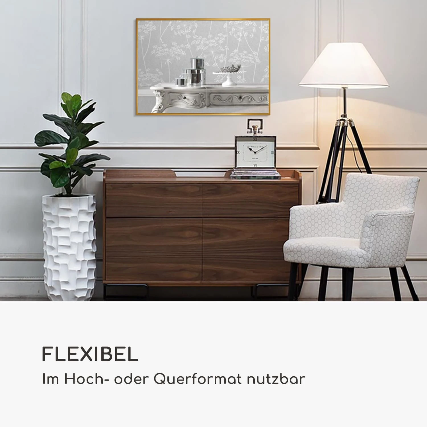 Croxley Wandspiegel Metallrahmen Rechteckig 70 X 50 Cm 2 Croxley Wandspiegel Metallrahmen Rechteckig 70 X 50 Cm – Bild 2