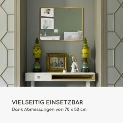 Croxley Wandspiegel Metallrahmen Rechteckig 70 X 50 Cm 8 Croxley Wandspiegel Metallrahmen Rechteckig 70 X 50 Cm -Outdoor Grills Verkaufsgeschäft 10039493 de 0003 logo