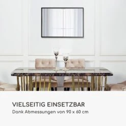 Croxley Wandspiegel Metallrahmen Rechteckig 90 X 60 Cm -Outdoor Grills Verkaufsgeschäft 10039496 de 0003 logo