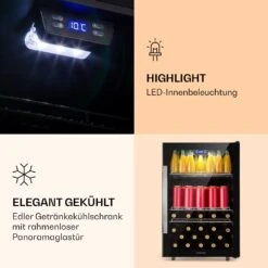 Beersafe 5XL Kühlschrank 148 Liter 3 Böden Panoramaglastür Edelstahl -Outdoor Grills Verkaufsgeschäft 10039512 de 0004 logo