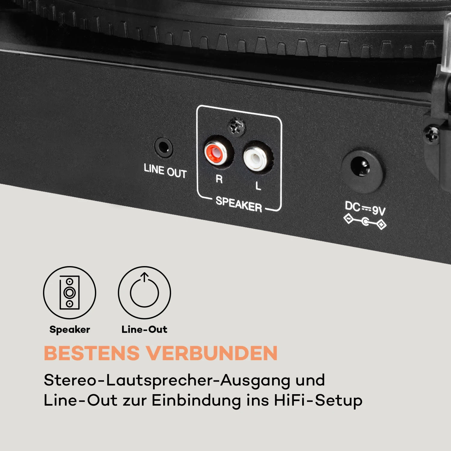 TT-Play SE Plattenspieler Staubschutz Bluetooth 33/45/78 U/min Pitch 9 TT-Play SE Plattenspieler Staubschutz Bluetooth 33/45/78 U/min Pitch – Bild 9