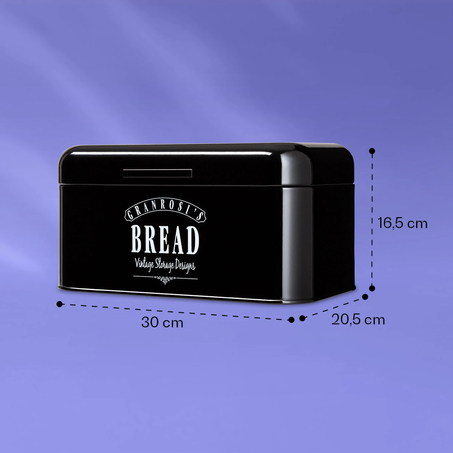 Delaware Brotkasten Metall 30 X 16 X 20,5 Cm Klappdeckel Lüftungslöcher 6 Delaware Brotkasten Metall 30 X 16 X 20,5 Cm Klappdeckel Lüftungslöcher – Bild 6