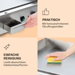 Grillmeile 4400 Elektrogrill Plancha 2x2200W Grillplatte Edelstahl -Outdoor Grills Verkaufsgeschäft 10039914 de 0007 logo