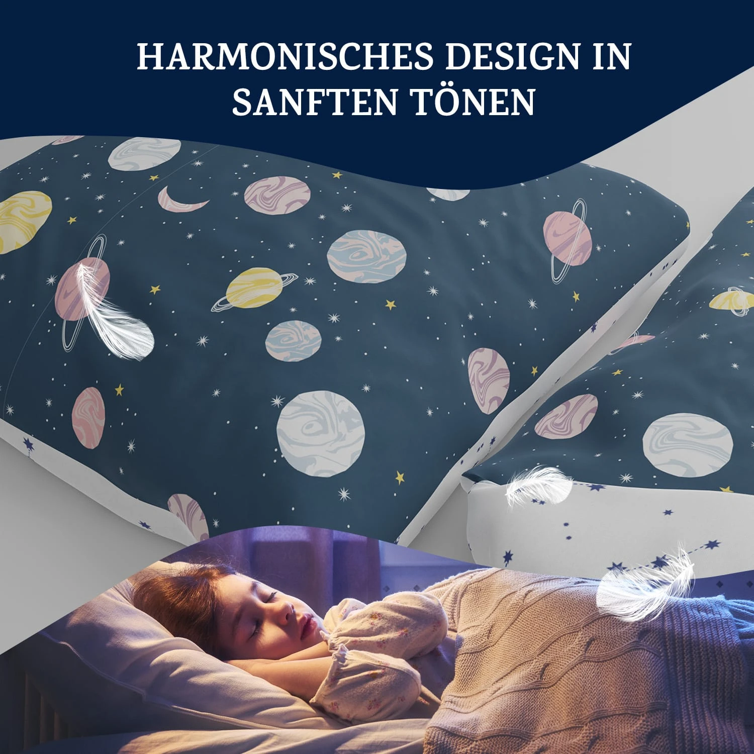 Soft Wonder Kids-Edition Bettwäsche 135 X 200 Cm 80 X 80 Cm Atmungsaktiv Mikrofaser 4 Soft Wonder Kids-Edition Bettwäsche 135 X 200 Cm 80 X 80 Cm Atmungsaktiv Mikrofaser – Bild 4