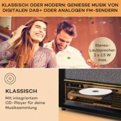 Belle Epoque 1906 DAB Retro-Stereoanlage DAB/UKW-Radio MP3 BT -Outdoor Grills Verkaufsgeschäft 10040015 de 0003 usp
