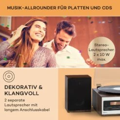 Oxford SE Mini-Stereoanlage DAB+/FM BT-Funktion Vinyl CD AUX-In -Outdoor Grills Verkaufsgeschäft 10040052 de 0003 usp