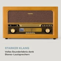 Belle Epoque 1906 Retro-Stereoanlage CD FM USB MP3 REC AUX -Outdoor Grills Verkaufsgeschäft 10040054 de 0007 logo