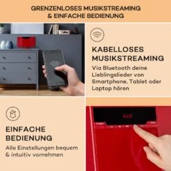 V14.2 Vertical-Stereoanlage CD FM Tuner BT USB AUX -Outdoor Grills Verkaufsgeschäft 10040081 de 0005 usp