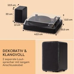 TT-Play Prime Plattenspieler Stereo Riemenantrieb 33 1/3 & 45 U/min -Outdoor Grills Verkaufsgeschäft 10040094 de 0006 usp