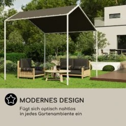 Blumfeldt La Rochelle Gazebo Schrägdach UV 50+ Aluminium Polyester -Outdoor Grills Verkaufsgeschäft 10040098 de 0005 logo
