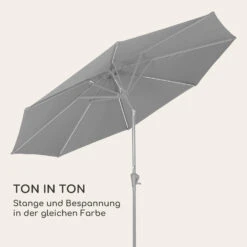Blumfeldt Calais Sonnenschirm LED Aluminium-Rahmen Polyester-Bespannung UV 50 -Outdoor Grills Verkaufsgeschäft 10040120 de 0008 logo