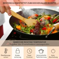 Victoria 4 Flex Induktionskochfeld Einbau 7000W 2 Flexzonen Timer -Outdoor Grills Verkaufsgeschäft 10040201 de 0005 usp