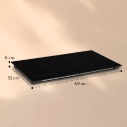 Victoria 5 Flex Induktionskochfeld Einbau 7400W 2 Flexzonen Timer -Outdoor Grills Verkaufsgeschäft 10040203 yy 0009 dimensions