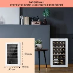 Shiraz 24 Uno Weinkühlschrank 63l 24Fl Touch-Bedienfeld 5-18°C -Outdoor Grills Verkaufsgeschäft 10040217 de 0006 logo