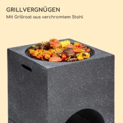 Blumfeldt Monolith Feuerschale Mit Grill MGO & Stahlschale Inkl. Funkenschutz -Outdoor Grills Verkaufsgeschäft 10040240 de 0003 logo