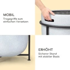 Blumfeldt Grail Feuerschale Mit Grill MGO & Stahlschale Inkl. Funkenschutz -Outdoor Grills Verkaufsgeschäft 10040243 de 0005 logo