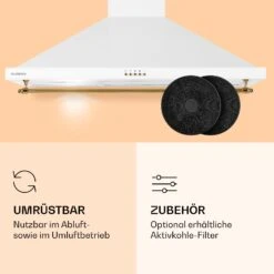 Montblanc 90 Dunstabzugshaube 610m³/h 165W 2x1,5W LED Reling -Outdoor Grills Verkaufsgeschäft 10040267 de 0005 logo