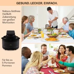 Vendure Heißluftfritteuse Mit Dampffunktion 1250W 5 Liter 6 Programme -Outdoor Grills Verkaufsgeschäft 10040278 de 0006 usp