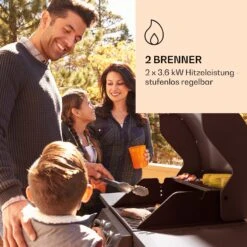 Lucifer 2 Gasgrill 2 X 3,6 KW Brenner 45x45cm Grill Edelstahl Mobil -Outdoor Grills Verkaufsgeschäft 10040279 de 0003 logo