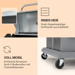 Lucifer 4 Gasgrill 4 X 3,6 KW Brenner 69x45cm Grill Edelstahl Mobil -Outdoor Grills Verkaufsgeschäft 10040281 de 0006 logo