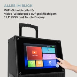 KTV M Karaoke-System 12,1" Touch-Display 2UHF Mic WiFi BT USB SD HDMI -Outdoor Grills Verkaufsgeschäft 10040288 de 0003 logo