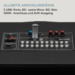 KTV M Karaoke-System 12,1" Touch-Display 2UHF Mic WiFi BT USB SD HDMI -Outdoor Grills Verkaufsgeschäft 10040288 de 0006 logo