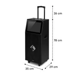 KTV M Karaoke-System 12,1" Touch-Display 2UHF Mic WiFi BT USB SD HDMI -Outdoor Grills Verkaufsgeschäft 10040288 yy 0008 dimensions