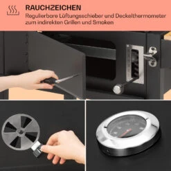 Aberdeen Single Holzkohlegrill -Outdoor Grills Verkaufsgeschäft 10040292 de 0005 usp