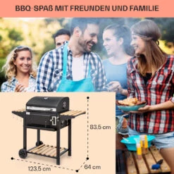 Aberdeen Single Holzkohlegrill -Outdoor Grills Verkaufsgeschäft 10040292 de 0007 usp