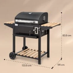 Aberdeen Single Holzkohlegrill -Outdoor Grills Verkaufsgeschäft 10040292 yy 0011 dimensions