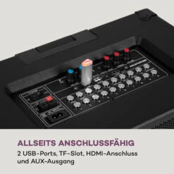 Pro Spin 10 Karaoke-System 14,1" Touch-Display 2xMic WiFi BT USB HDMI -Outdoor Grills Verkaufsgeschäft 10040307 de 0008 logo