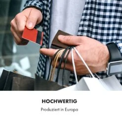 ZNAP Airtag Wallet 8 Karten Münzfach 9x1,5x6 Cm (BxHxT) RFID-Schutz -Outdoor Grills Verkaufsgeschäft 10040311 de 0006 logo