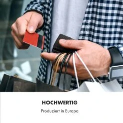 ZNAP Airtag Wallet 12 Karten Münzfach 9x1,8x6 Cm (BxHxT) RFID-Schutz -Outdoor Grills Verkaufsgeschäft 10040312 de 0006 logo