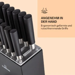 Kitano XL 13tlg. Messer-Set Mit Block 12 Messer Stahl Edler Holzblock -Outdoor Grills Verkaufsgeschäft 10040323 de 0006 logo